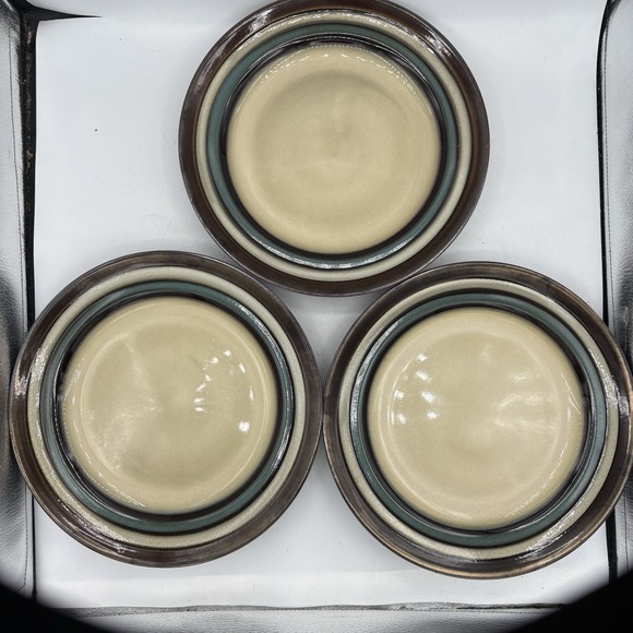 Mikasa Other - Mikasa Gourmet Basics Dinner Plates 11.25" Stoneware Spector Blue Set of 3